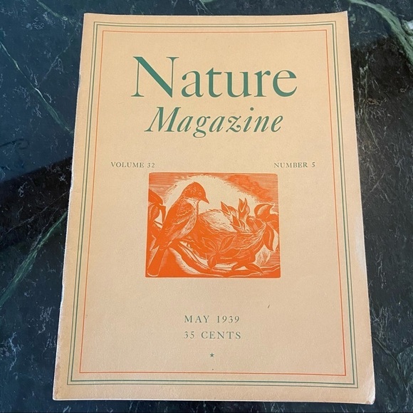 Vintage Other - Vintage Nature Magazine May 1939 Vol. 32, No. 5